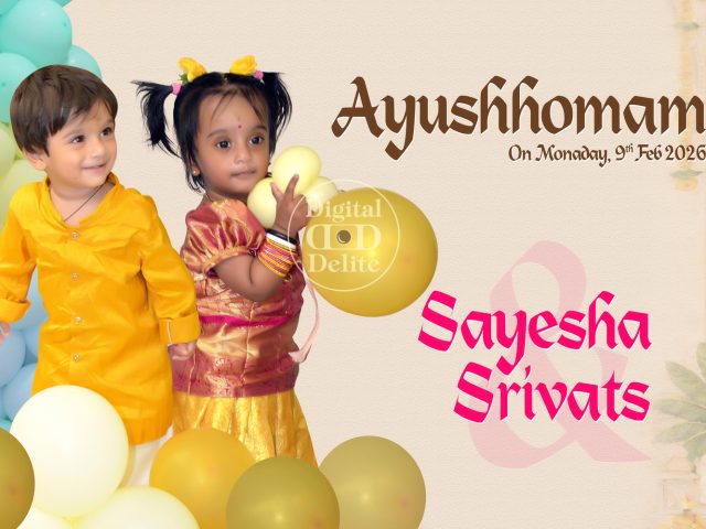 Sayesha & Srivats 1st Birthday